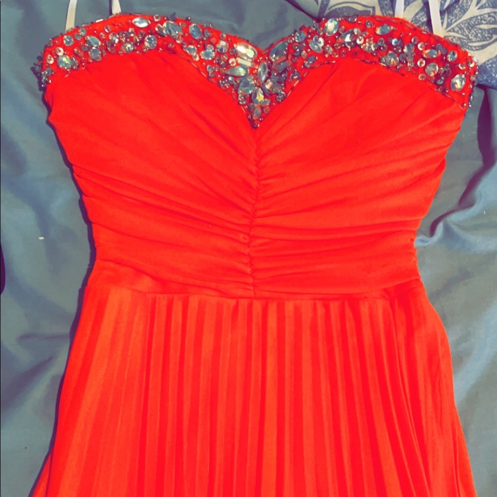 Orange Homecoming/Prom Dress